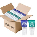 Travel Size Shampoo & Body Wash Set - 100 Pack, 0.7 oz/20 ml, Individual Sealed Tubes - Variation of 100