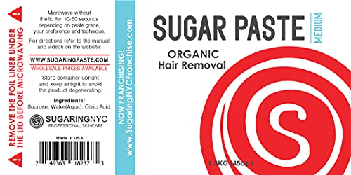 Brazilian Bikini Sugaring Paste Medium - 45 Fl Oz Hair Removal