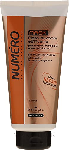 Hair Restructuring Cream Mask with Oat Extracts - Nourishing Hair Treatment 10.1 fl oz