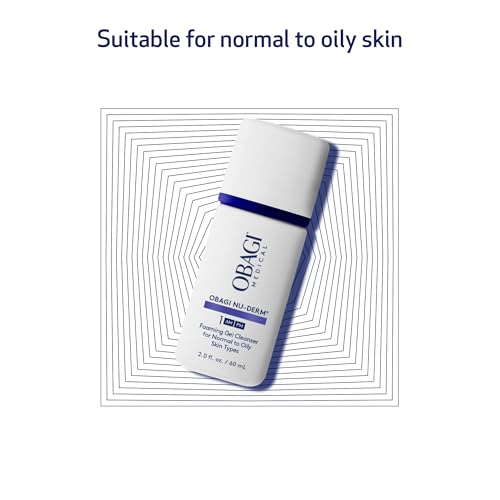 Obagi Nu-Derm Foaming Gel Cleanser for Face 2 Fl Oz Travel Size