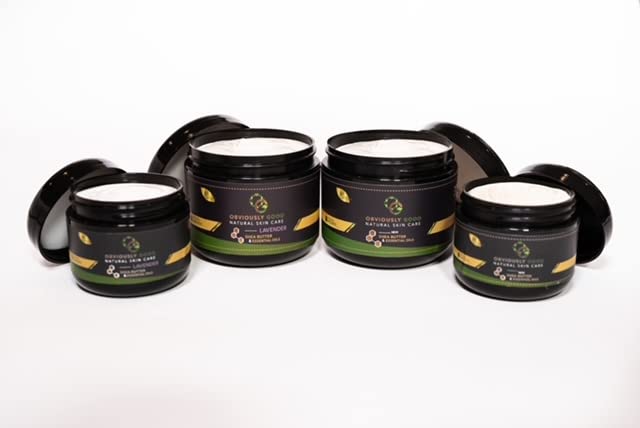 Lavender OG Skin Cream with Shea Butter 4oz - Restorative Moisturizer for Eczema & Rough Skin - Includes 4 Ounce Pack