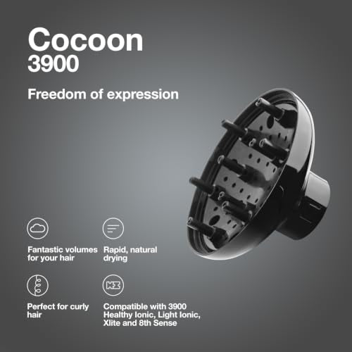 Elchim Cocoon 3900 Volumizing Hair Diffuser for Curls - Pack of 1