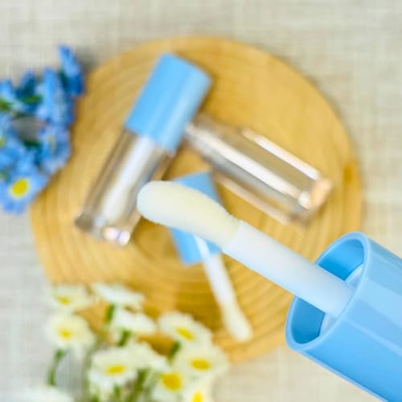 10PCS Empty Lip Gloss Tubes,6ml Blue Containers Empty With Thick Wand, For DIY Lip Gloss Making