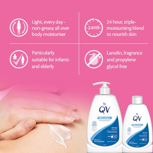 Lightweight Hydrating Skin Lotion 500ml for Sensitive Skin - Non-Greasy