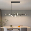 A-Black 39in Dimmable LED Pendant Light with Remote Control, Adjustable Color Temp