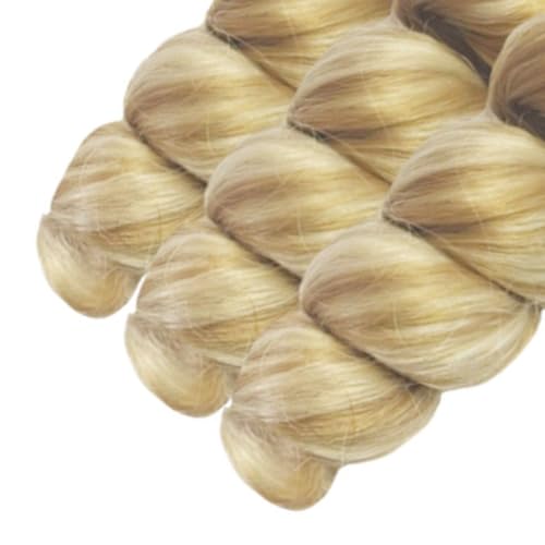 Poirewsa P27/613-L Blonde Human Hair Bundle 14 Inch Deep Wave Highlight
