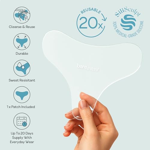 Reusable Silicone Chest Wrinkle Patches Anti-Aging & Moisturizing for Décolleté