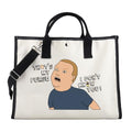 Cartoon Quote Gift TV Series Fans Cosmetic Bag Cartoon Tote Bag Tv Show Character Inspired Gift (My Purse LT)