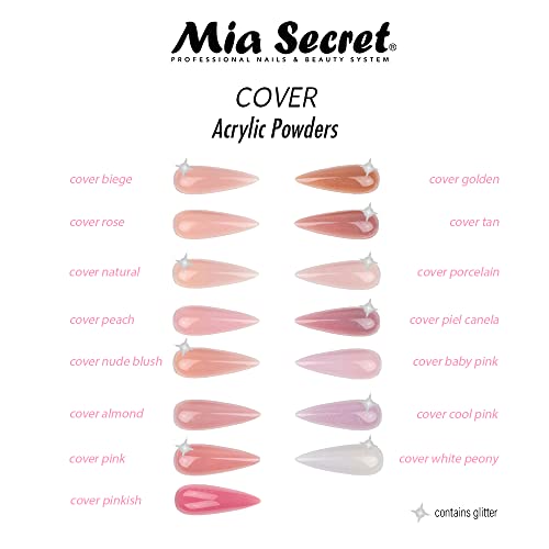 Nail Cover Powder Set - 3 Colors for Acrylic Nail Art and Nail Extensions