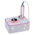 ANBEISTEE Rechargeable Electric Nail Drill 35000 RPM - Pink, LCD Display