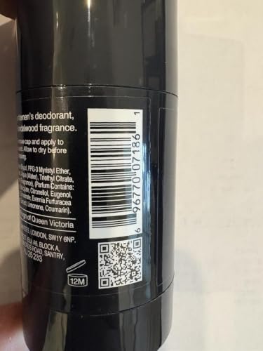 Men's Sandalwood Deodorant Stick - Classic Masculine Fragrance, 2.5 oz