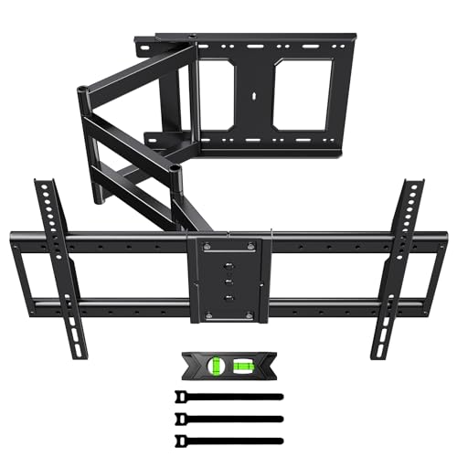 Long Arm TV Wall Mount 180° Swivel Tilt +5/-20° for 32-75 Inch TVs Variation of Fit 32-75 Inch