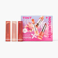 Innisfree Dewy Tint Lip Balm Set - New Love Beige, Baby Pink, Rose Brick, Hydrating Sheer Lipstick for Dry Lips