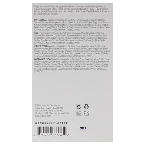 jane iredale jane iredale PurePressed Eye Shadow Triple | Highly Pigmented Mineral Based Eye Shadow | Long Lasting & Crease Resistant Formula | Safe for Sensitive Eyes