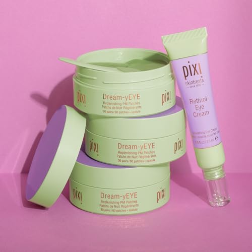Pixi Retinol Eye Cream with Peptides & Caffeine - Nourishing Anti-Aging Eye Treatment, 0.84 fl oz