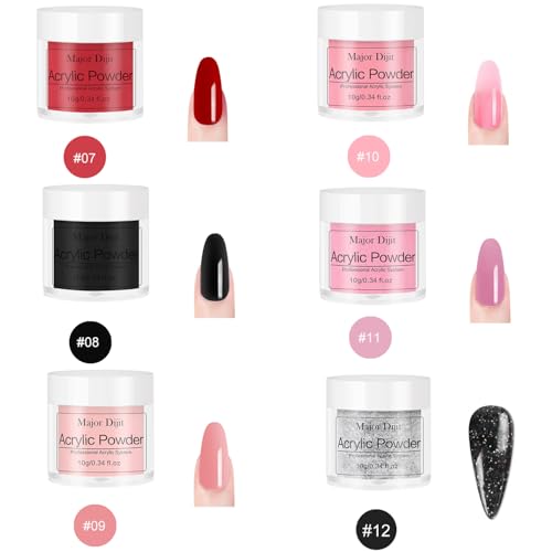 Pink Acrylic Nail Kit with Liquid Monomer, UV Lamp & Tools for Beginners