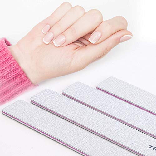 100 Pack Nail Files for Acrylic Nails 100/180 Grit Double Sides Professional Buffers - Variation of THIS listing