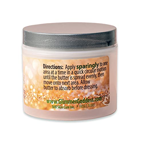 Glimmer Goddess Body Shimmer Butter for Glowing Skin - Gold Super 4oz (Variation)