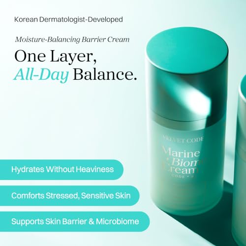 Hydrating Makeup Prep Cream with Marine Biome - Vegan, Fragrance-Free, 1.69 fl oz