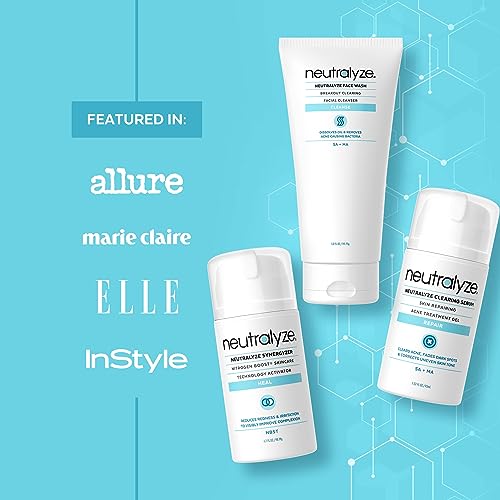 Maximum Strength Acne Treatment Kit with Salicylic & Mandelic Acid – 3-Step Clear Skin System