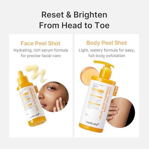 Medicube Body Peel Shot with Kojic Acid, Turmeric – 9.46 Fl Oz