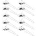 Sunco 10 Pack 4ft LED Shop Lights Linkable White 40W (150W Equivalent) - Commercial Grade, Frosted Cover, Easy Install