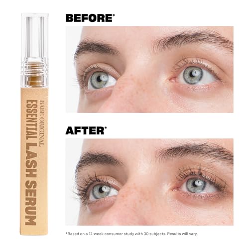 BABE ORIGINAL Lash Serum 1mL Starter Supply for Longer, Fuller Eyelashes & Brows