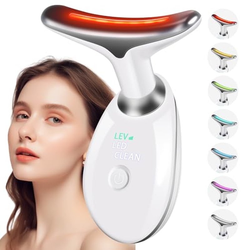 3 in 1 Face ??cuIpting Tool, 7 Color Mode, Facial Massager for Face and Neck, at-Home Facial Beauty De??ice for Skin Care, Face ??cuIpting Wand
