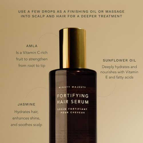 RANAVAT Mighty Majesty Travel Size Hair Serum - Fortifying Hair Oil with Jasmine & Amla (0.5 oz)