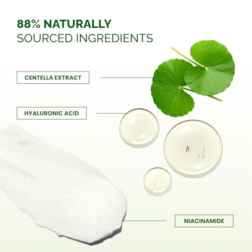PLANTIFIQUE Facial Sheet Mask Chill Cica 5 Pack ? Calming & Soothing Face Mask Sheets with Centella & Niacinamide ? Korean Skincare for Skin Comfort and Even Texture