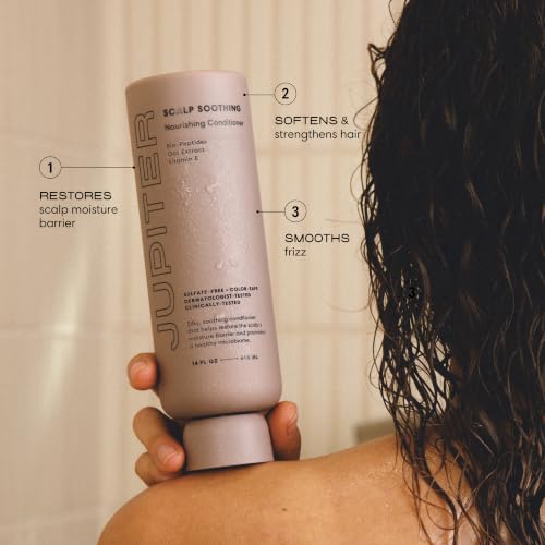 Jupiter Nourishing Conditioner for Scalp Health & Hair Strength - Sulfate-Free, Color-Safe, Vegan