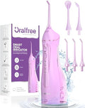 Oralfree Purple Water Dental Flosser - Cordless Rechargeable Oral Irrigator for Teeth Cleaning