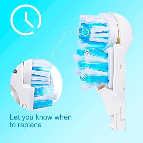 Tang Zhan 16 Pcs Electric Toothbrush Replacement Heads for Braun Oral B Cross Action