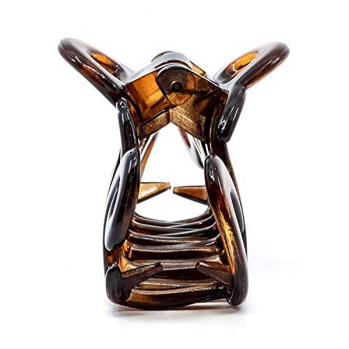 Brown Camila Paris CP1380 2-Pack 3.23-Inch French Hair Claw Clips for Women