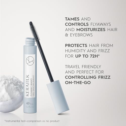 Flyaway Hair & Eyebrow Gel Wand - Frizz Control Vegan Sulfate-Free 8ml