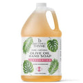 Brittanie's Pure Organic Castile Liquid Olive Oil Soap Refill, Unscented, 1 Gallon | Face, Body Wash, Dishes, Pets & Laundry | Vegan & Gluten Free Non-GMO
