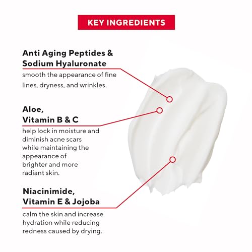 Mirabella Age-Defying Face Moisturizer with Peptides & Hyaluronic Acid - Hydrating Anti-Aging Lotion