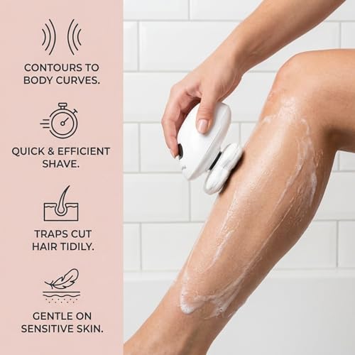 Compatible with Freebirds Replacement Blades Women White,5-Blade Rotary Refill Compatible with Freebirds Shaver for Women,Waterproof,2Pack.