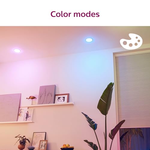 5-6 Inch Retrofit LED Recessed Downlight 4-Pack, Wi-Fi Color Changing Lights