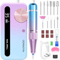 Nail Drill Professional, 35000RPM Electric Nail File Rechargeable, Portable Nail Drill Cordless Kit Efile for Acrylic Nails, Nail Dremel Manicure Perdicure for Salon & Home Use (Gradient)