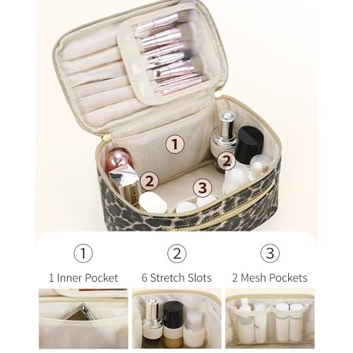 Natural Goat Hair Makeup Brushes Set and Eye Makeup Brush Set, Professional Blending Makeup Brushes