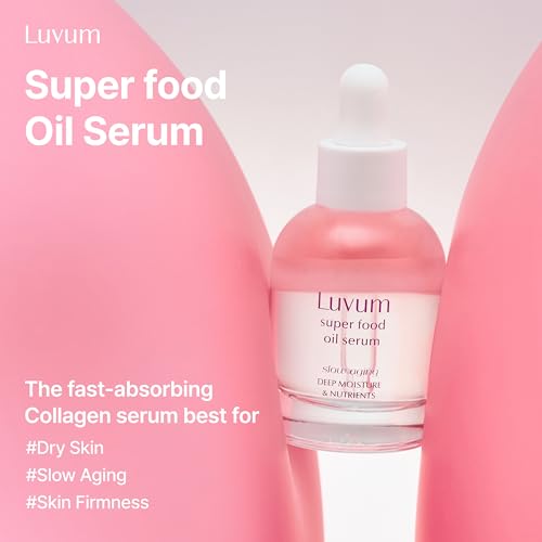 Hydrating Skin Oil Serum with Peptides & Superfood Oils - 1.01 fl oz