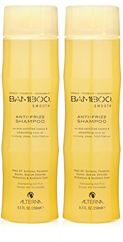 Bamboo Anti-Frizz Shampoo 8.5 Oz Pack of 2 for Smooth, Frizz-Free Hair - Includes 1 Count (Pack of 2)
