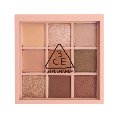 3CE Multi Eye Shadow Palette OVERTAKE - Matte Finish, Cruelty-Free, Travel-Friendly