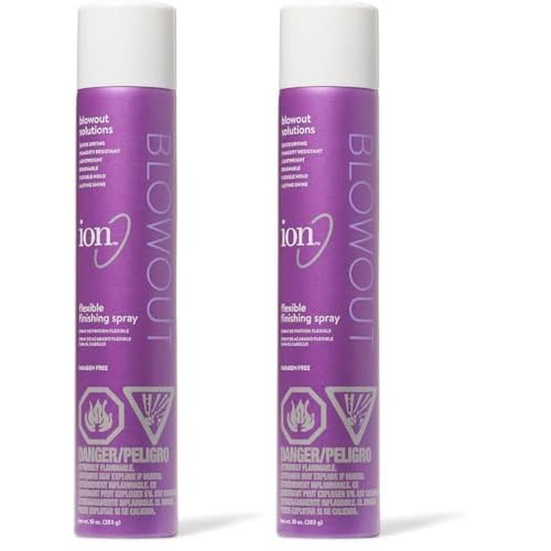 ion Flexible Hair Spray, Humidity Resistant, Quick Drying, Lasting Shine, 10 oz (Pack of 2)
