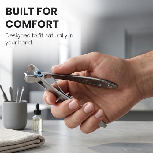 Premax Classic Nail Clipper with Ring Lock System - Made in Italy Stainless Steel Manicure Tool