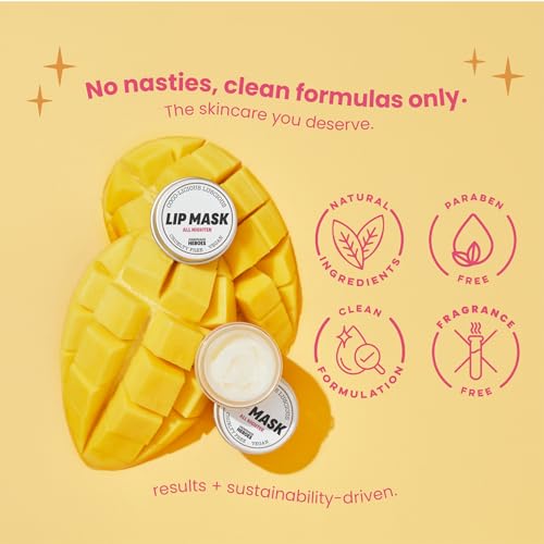 Perfect Pout & Glowing Skin Set: Handmade Heroes 100% Natural Vegan Lip Mask & Bakuchiol Booster Oil