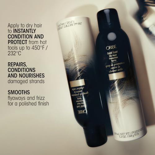 Oribe Gold Lust Travel Dry Heat Protection Spray 450°F – 1.5 oz