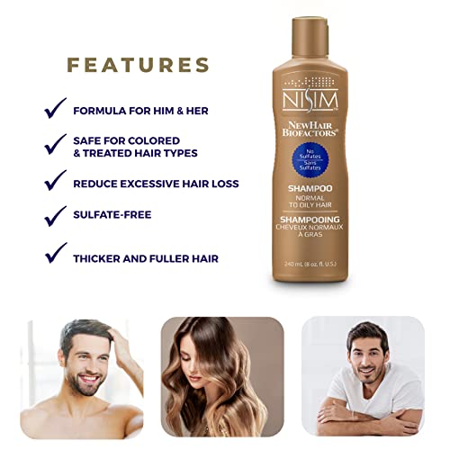 Normal to Oily Shampoo 8.11 Fl Oz - Sulfate-Free Hair Loss Control