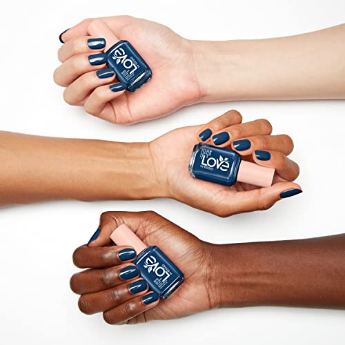 LOVE by essie Nail Polish, 80% Plant-based, Salon-Quality, Vegan, Blue, Walking The Walk, 0.46 Fl Oz
